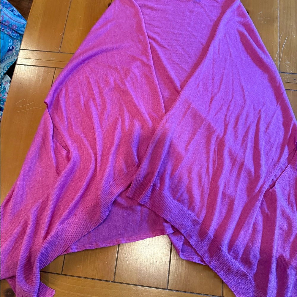 Talbots Bold Fuchsia Wrap